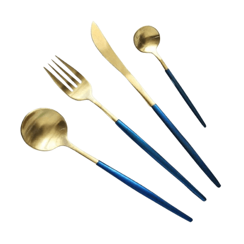 BRASS CUTLURY (POLISH & COLOR) SET OF 4
